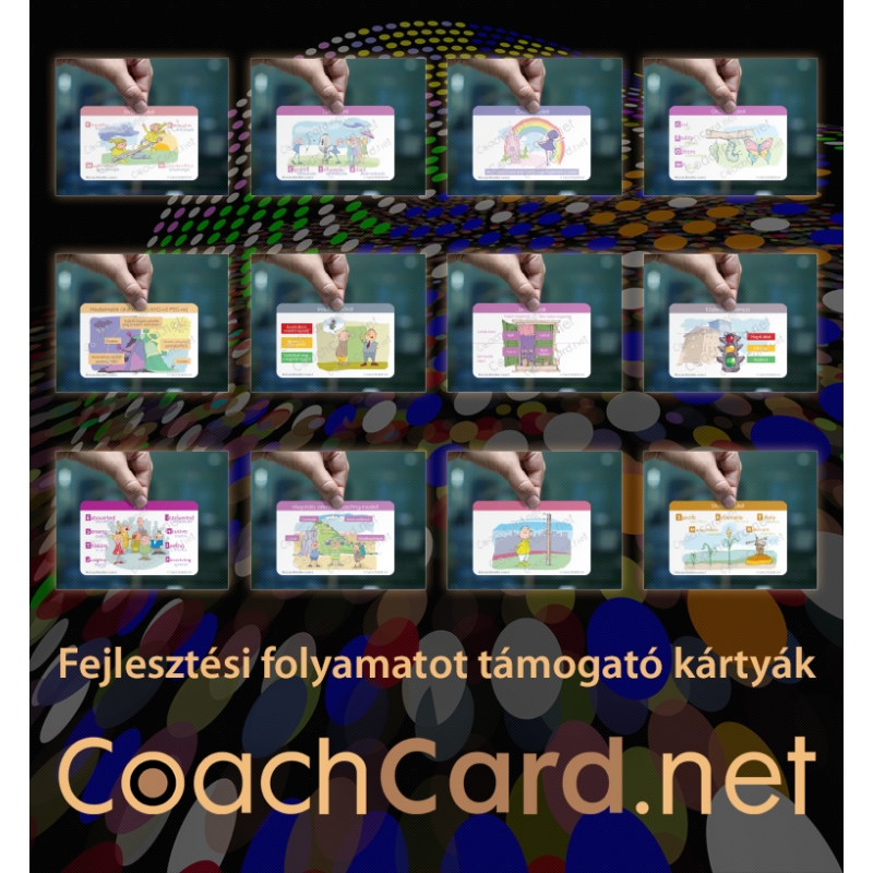 12 kártyát tartalmazó csomag Fejlesztési folyamatot támogató kártyákból 12 fajta, mindegyikből 1-1 darab (12 kártya)